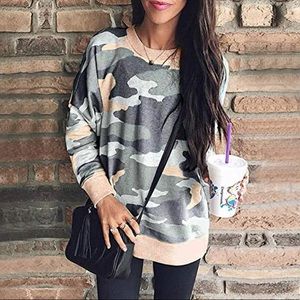 Camo Sweater Pullover